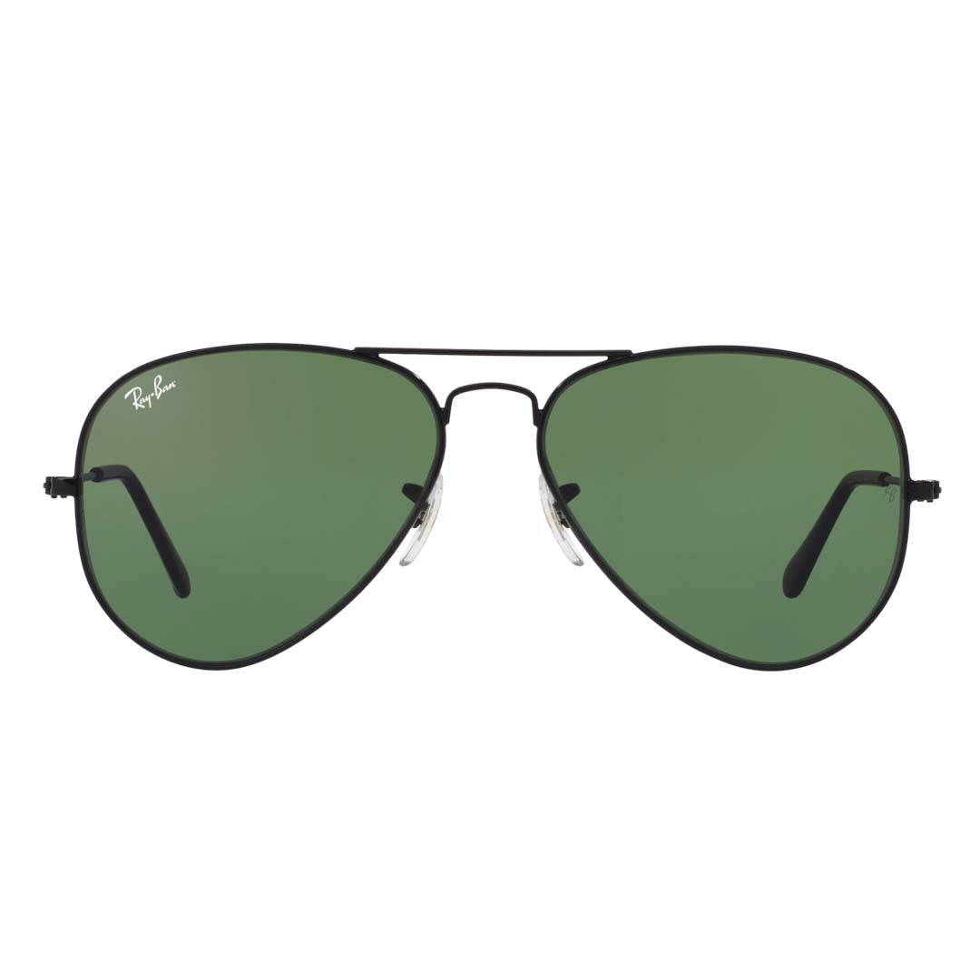 Ray-Ban Standard Aviator unisex Sunglasses (RB3025 L2823 58 14|58 millimeters|Green)