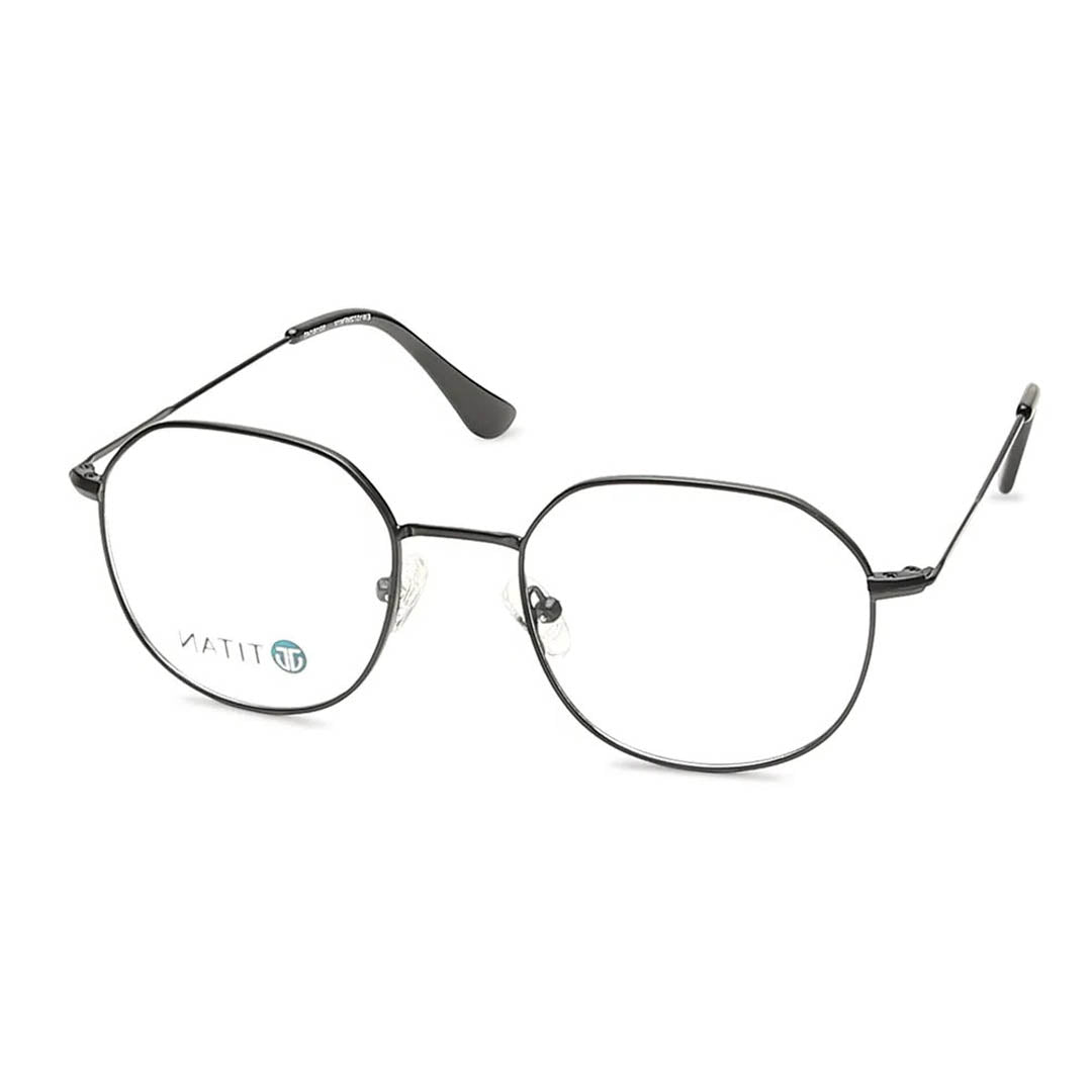 Titan Grey Square Rimmed Computer Glasses (Blue-Filter lens Included)