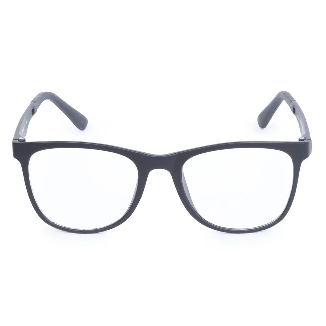 Titan Black Wayfarer Rimmed Computer Glasses (Blue-Filter lens Included)