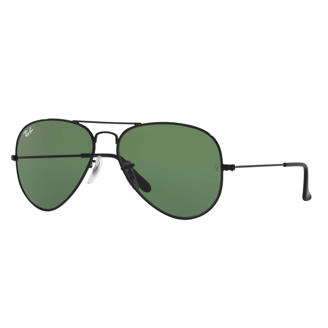Ray-Ban Standard Aviator unisex Sunglasses (RB3025 L2823 58 14|58 millimeters|Green)