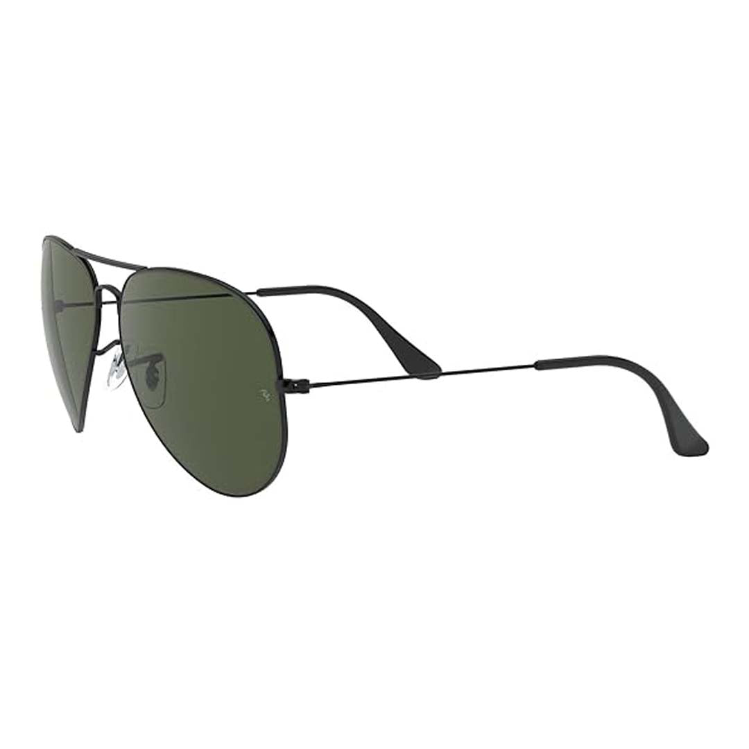 Gafas de sol Ray-Ban - RB3026 Aviator Large Metal II/Montura: Negra (62 mm) Lente: Verde