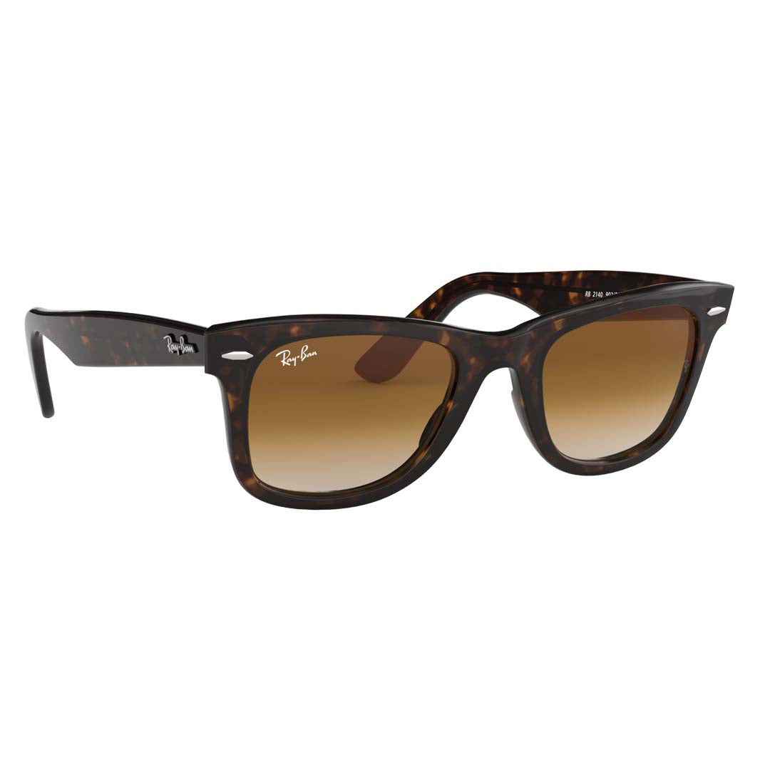 Ray-Ban Men Havana Rectangle Sunglasses - 0RB2140902/5150