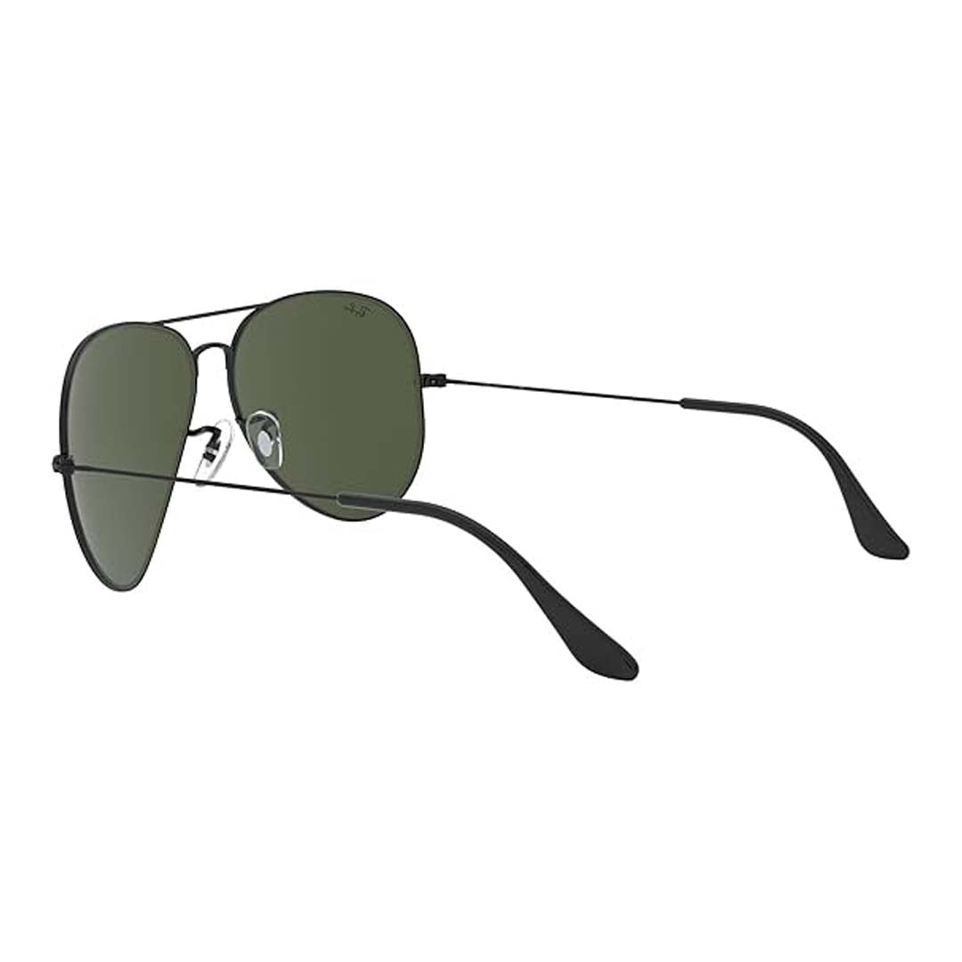 Gafas de sol Ray-Ban - RB3026 Aviator Large Metal II/Montura: Negra (62 mm) Lente: Verde
