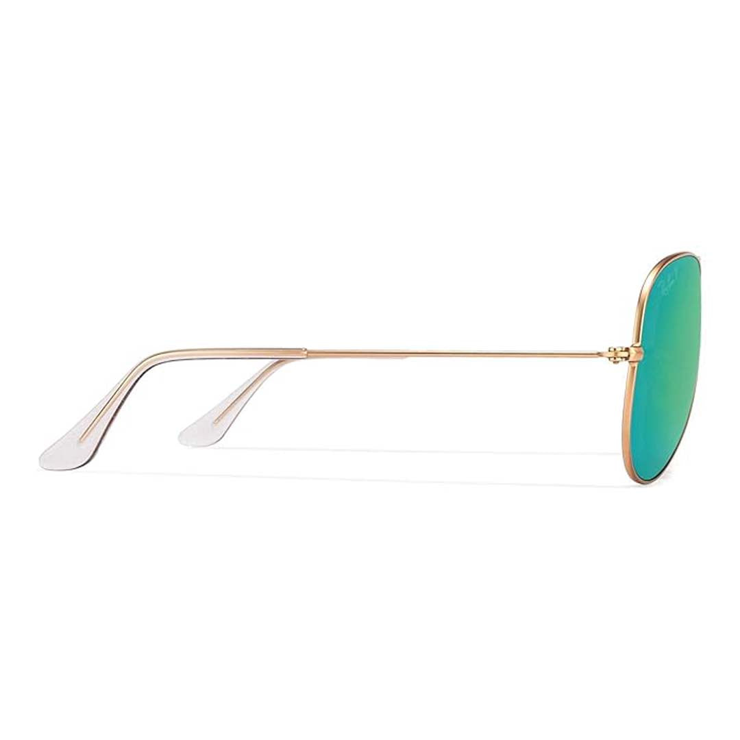 Ray-Ban Mirrored Aviator Unisex Sunglasses (0RB3025I|51 mm|Green)