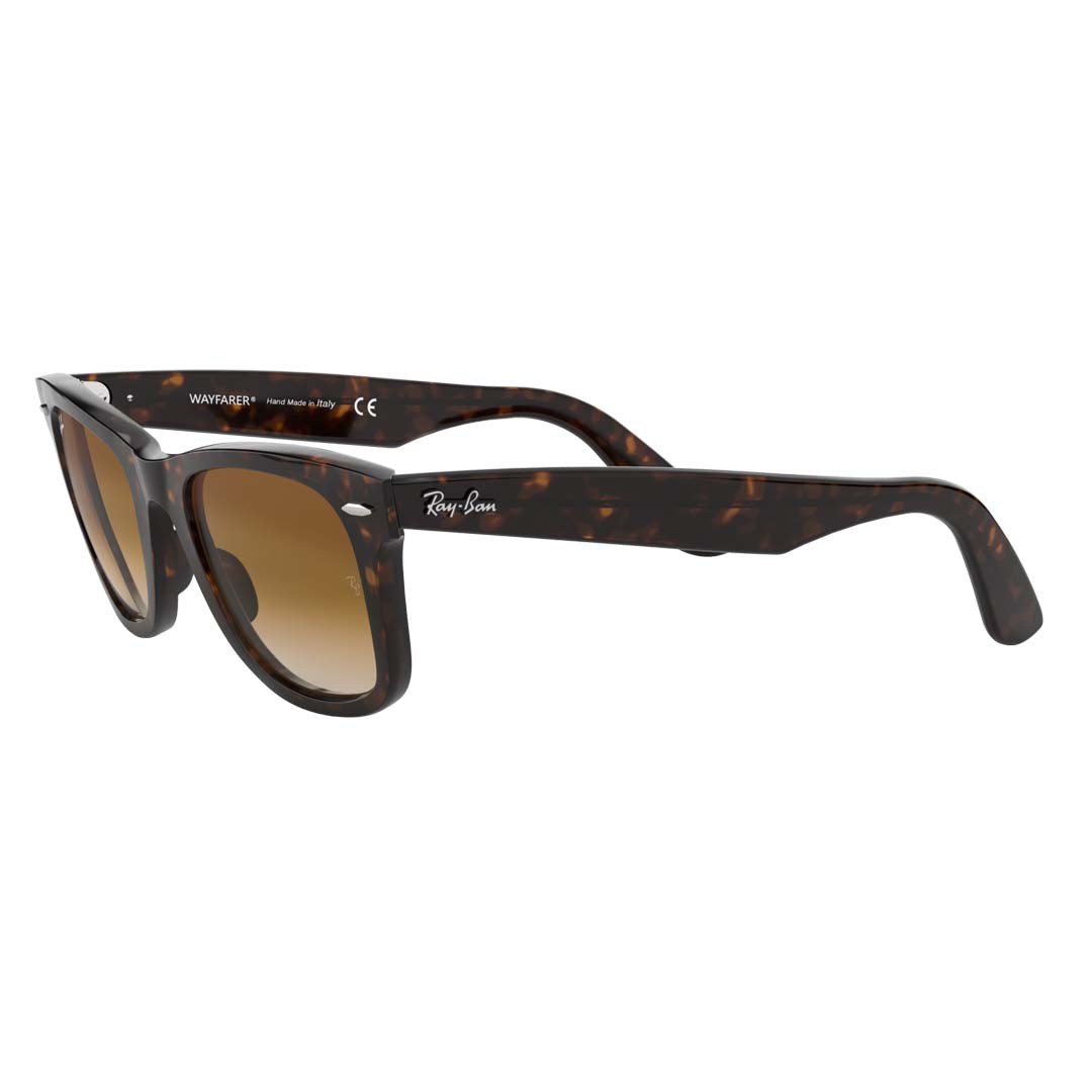 Ray-Ban Men Havana Rectangle Sunglasses - 0RB2140902/5150