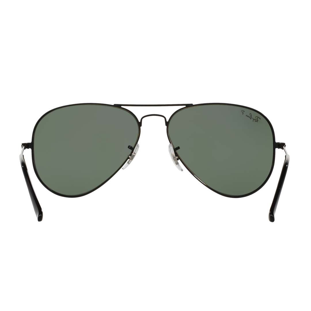 Ray-Ban Polarised Aviator Unisex Sunglasses (RB3025|62|Green)