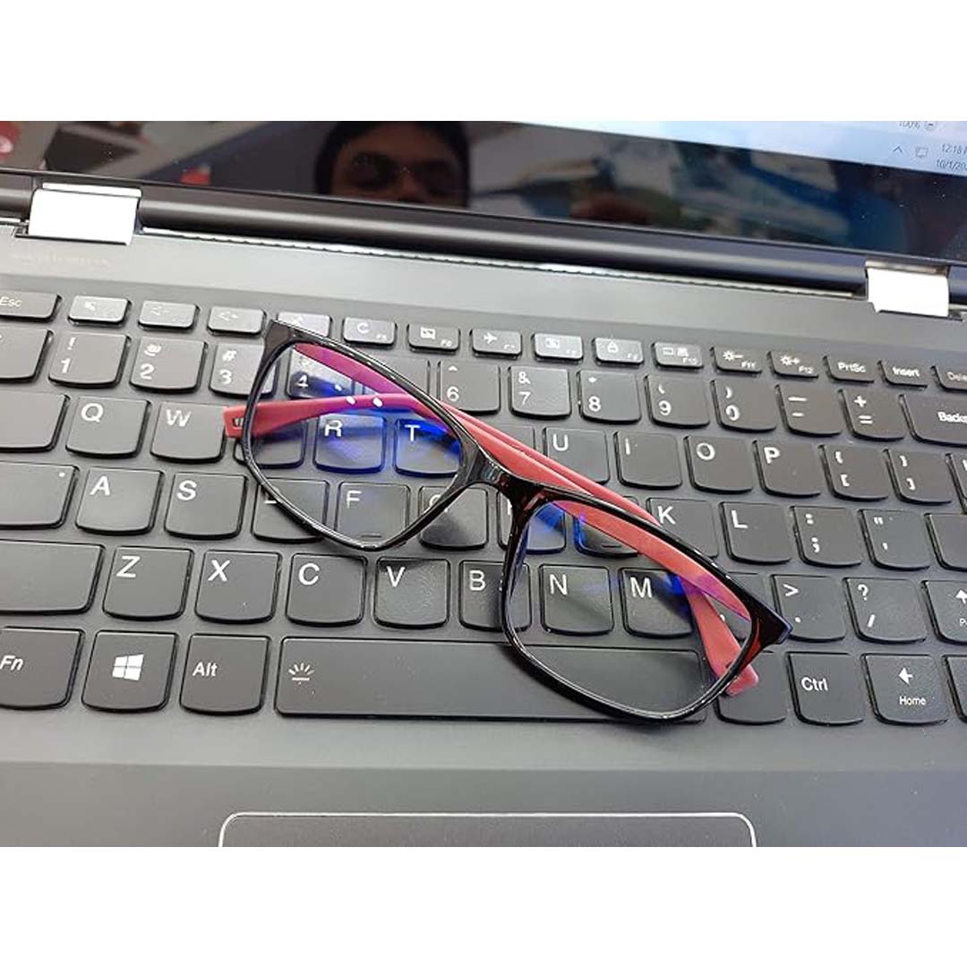 OneStopVision® Blue Cut Computer Glasses | Anti Glare, 100% UV Protected (Blue-Filter lens Included)