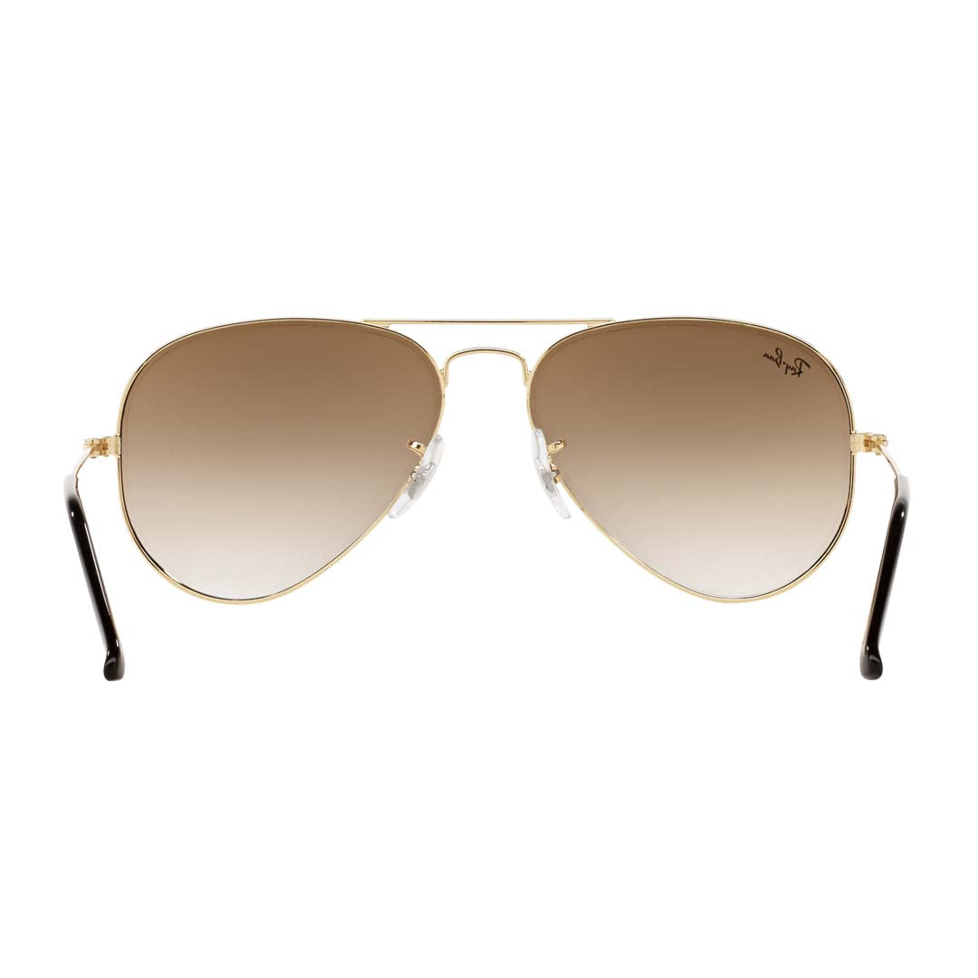 Ray-Ban Men Gradient Brown Lens Pilot Sunglasses - 0RB3025I001/5162