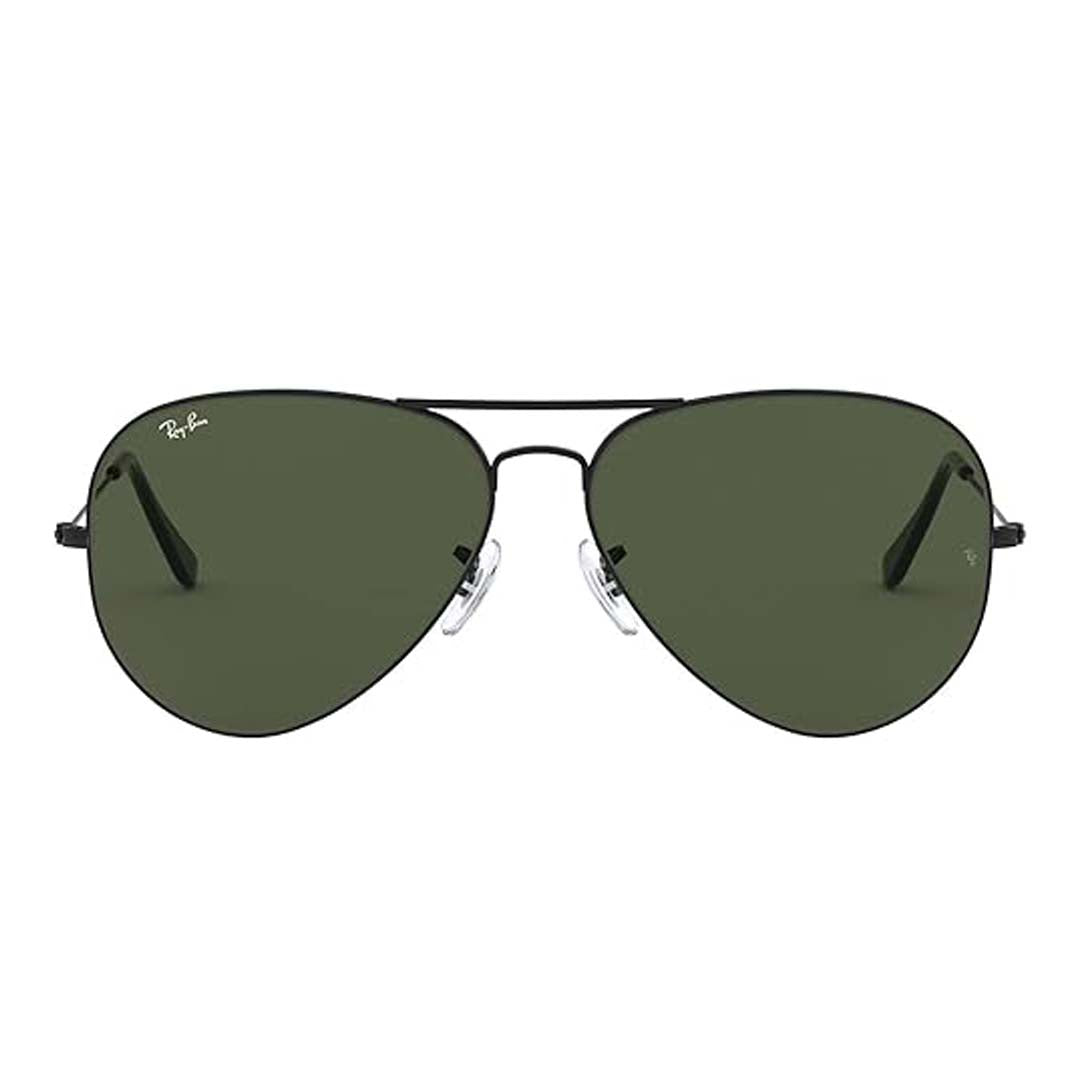 Gafas de sol Ray-Ban - RB3026 Aviator Large Metal II/Montura: Negra (62 mm) Lente: Verde