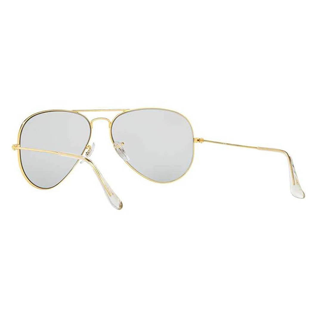 OneStopVision® Golden Grey Photochromic Men's Aviator Medium-Large (Size-58) Sunglasses
