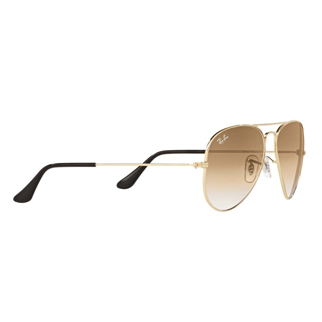 Ray-Ban Men Gradient Brown Lens Pilot Sunglasses - 0RB3025I001/5162