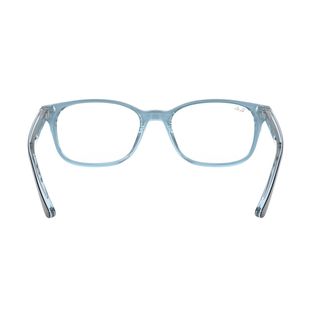 Ray-Ban Havana Green Rx5375 Computer Glasses (Blue-Filter lens Included)