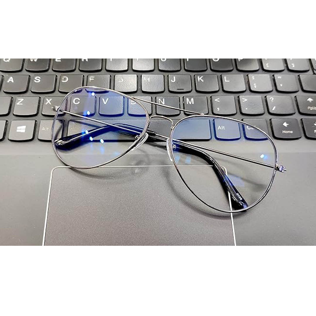 OneStopVision® Blue Cut Computer Glasses | Anti Glare, 100% UV Protected (Blue-Filter lens Included)
