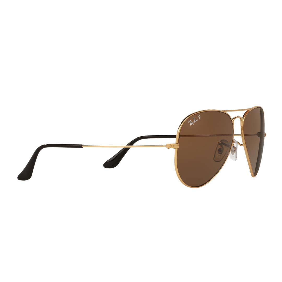 Ray-Ban Men Polarized Grey Lens Pilot Sunglasses - 0RB3025I001/5758