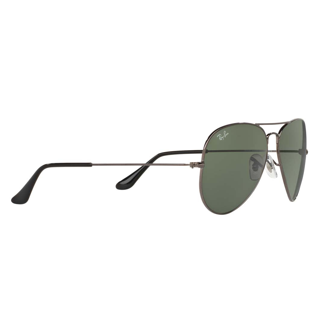 Gafas de sol unisex Ray-Ban de piloto con protección UV y lentes verdes - 0RB302500458
