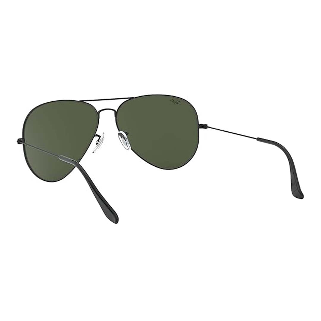 Gafas de sol Ray-Ban - RB3026 Aviator Large Metal II/Montura: Negra (62 mm) Lente: Verde