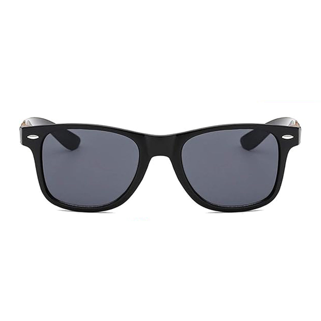 OneStopVision® Men's Black Wayfarer Polarized UV-400 Sunglasses