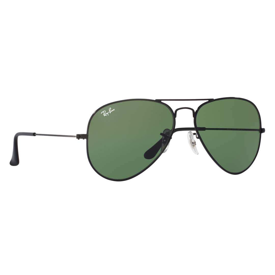 Ray-Ban Standard Aviator unisex Sunglasses (RB3025 L2823 58 14|58 millimeters|Green)