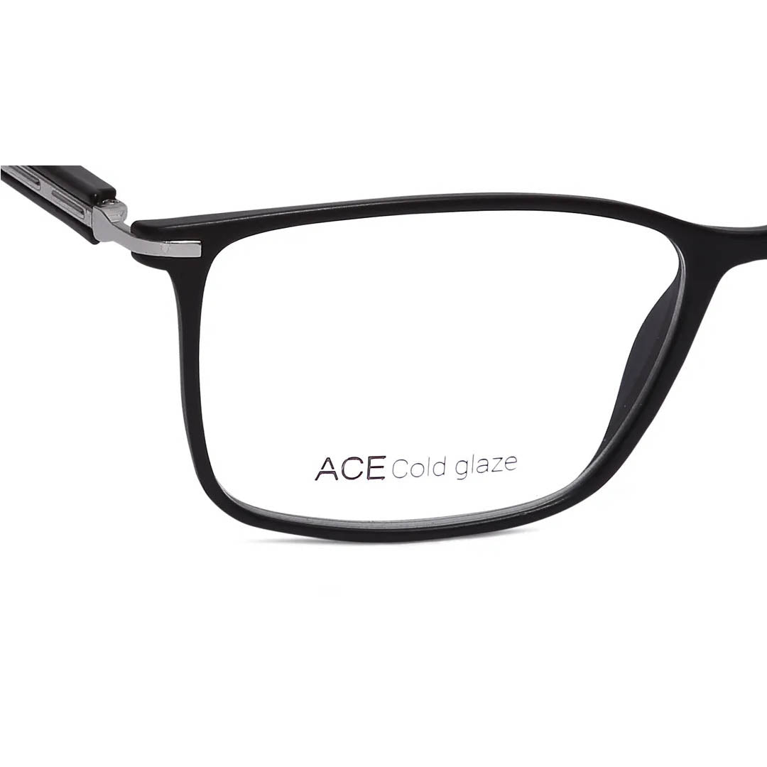 Titan Black Rectangle Computer Glasses (Blue-Filter lens Included)
