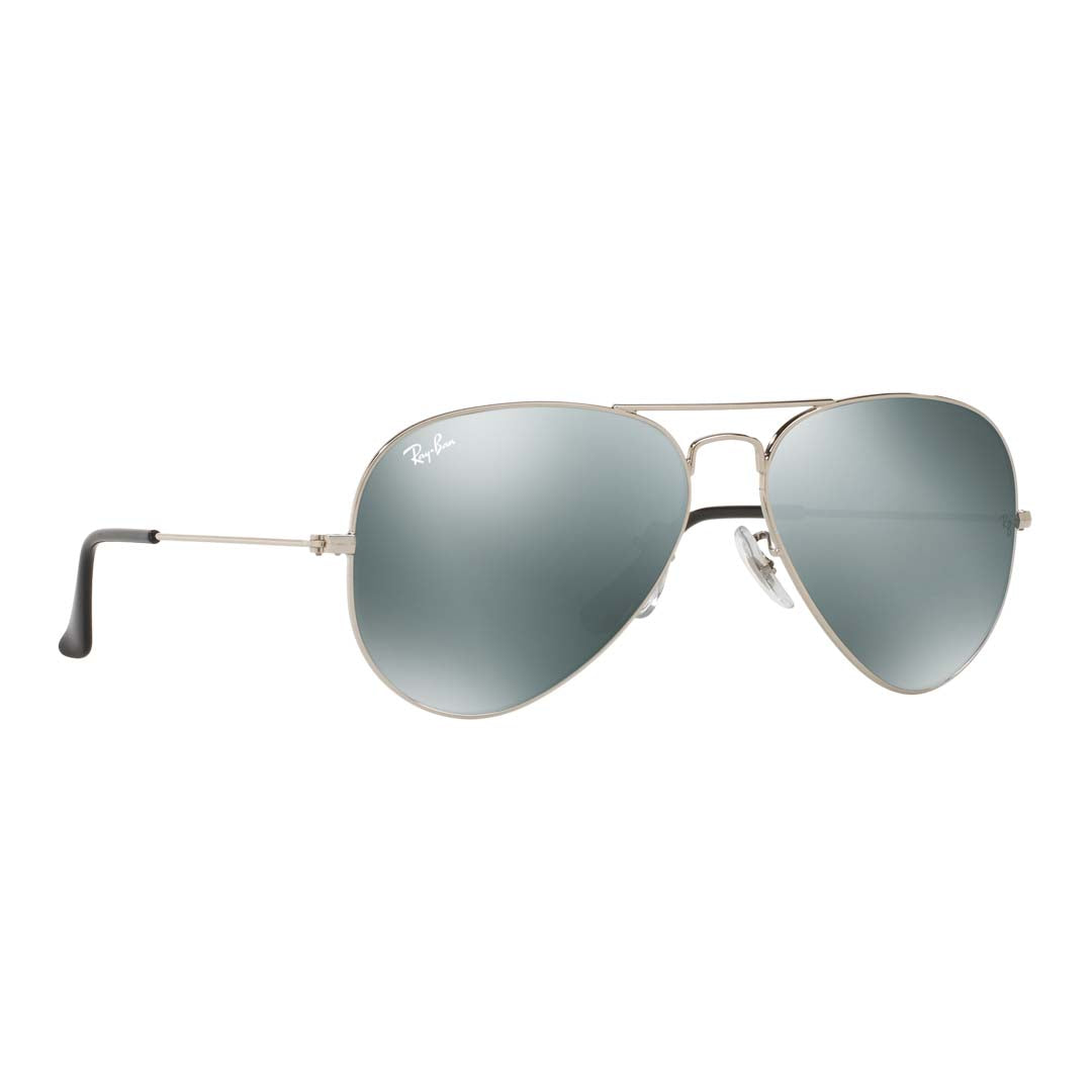 Gafas de sol unisex Ray-Ban con protección UV y lentes plateadas - 0RB3025I