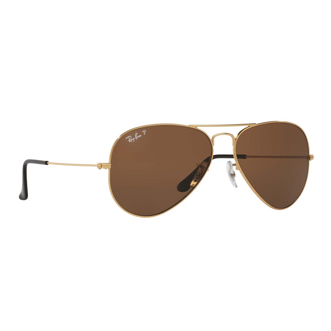 Ray-Ban Men Polarized Grey Lens Pilot Sunglasses - 0RB3025I001/5758