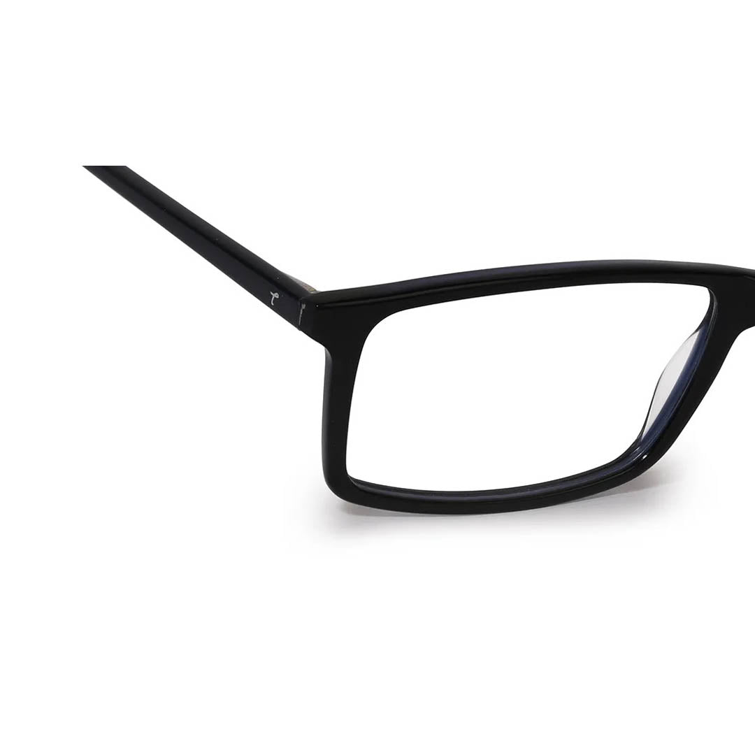Titan Blue Rectangle Rimmed Computer Glasses (Blue-Filter lens Included)