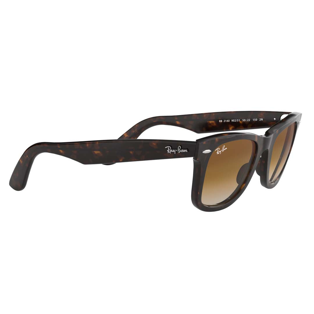 Ray-Ban Men Havana Rectangle Sunglasses - 0RB2140902/5150