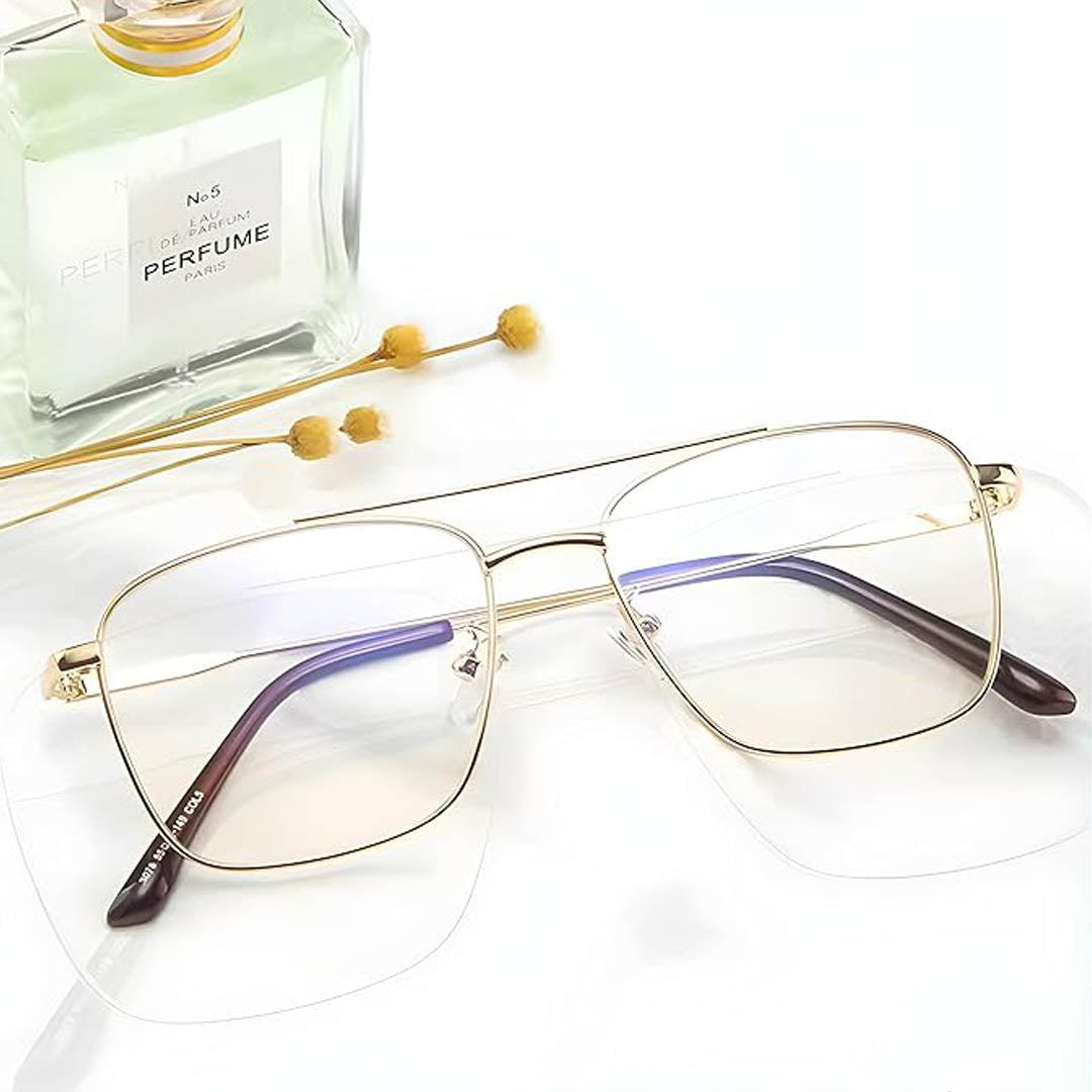OneStopVision® Blue Cut Computer Glasses | Anti Glare, 100% UV Protected (Blue-Filter lens Included)