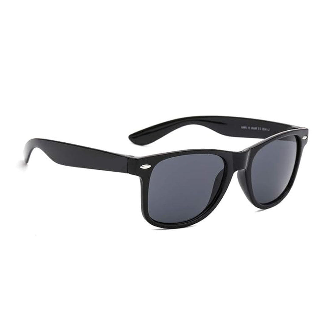 OneStopVision® Men's Black Wayfarer Polarized UV-400 Sunglasses