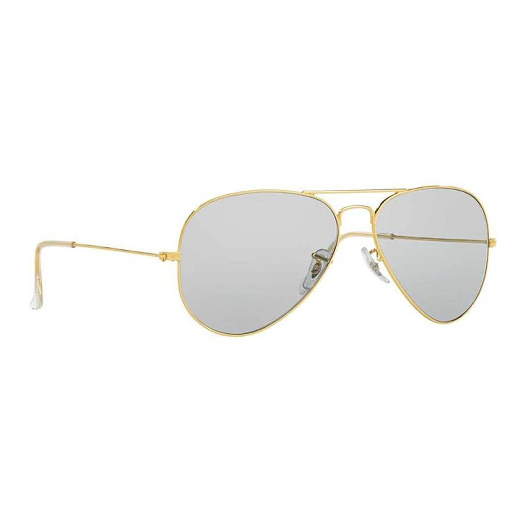 OneStopVision® Golden Grey Photochromic Men's Aviator Medium-Large (Size-58) Sunglasses