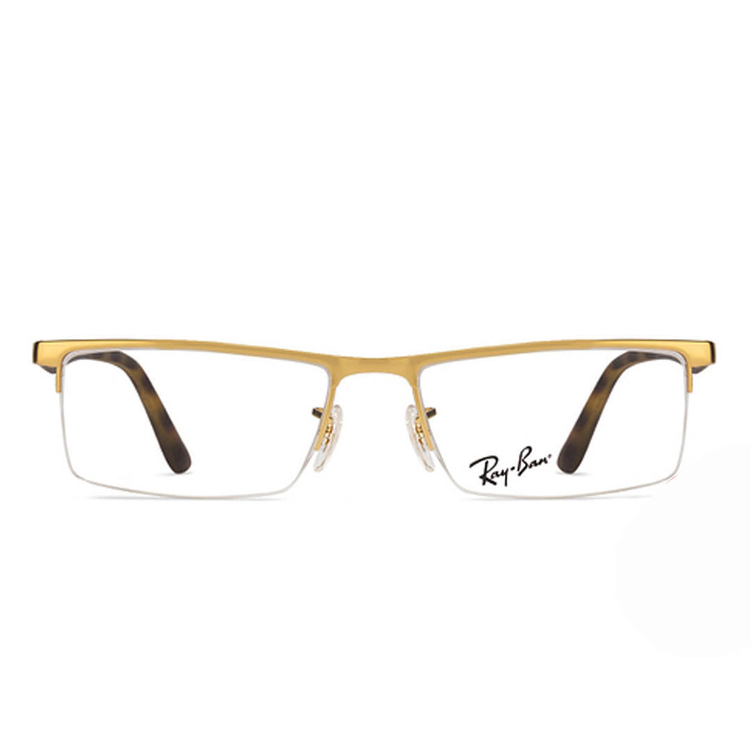 Ray-Ban Golden Rx 6322 2730 Computer Glasses (Blue-Filter lens Included)
