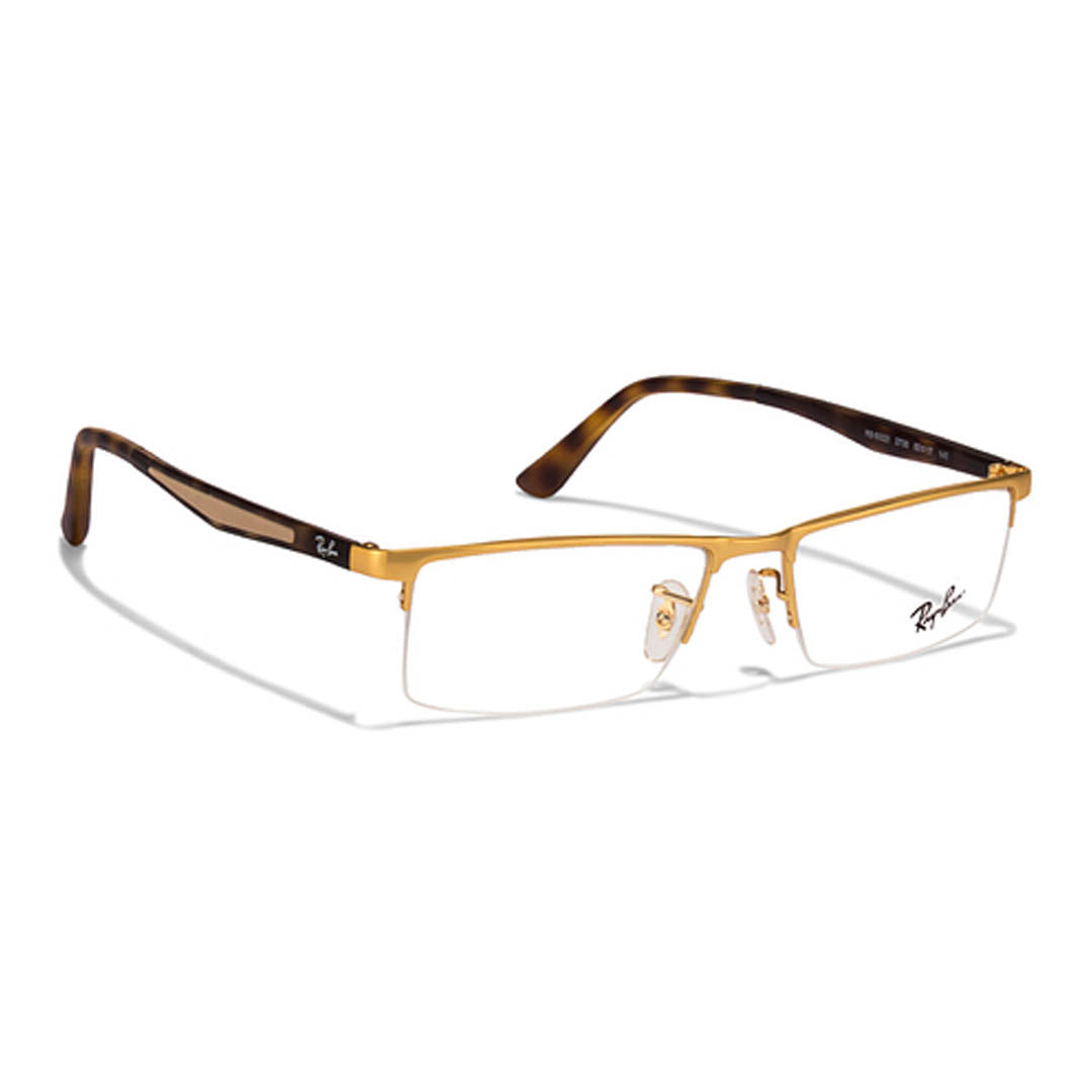 Ray-Ban Golden Rx 6322 2730 Computer Glasses (Blue-Filter lens Included)
