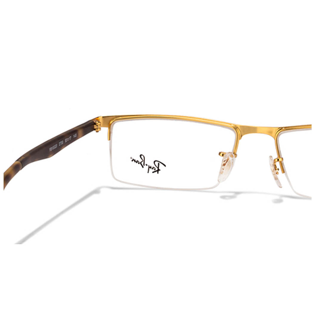 Ray-Ban Golden Rx 6322 2730 Computer Glasses (Blue-Filter lens Included)