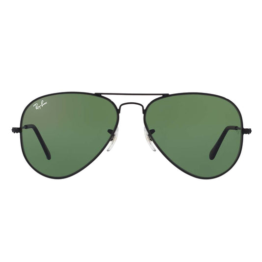 Ray-Ban Standard Aviator unisex Sunglasses (RB3025 L2823 58 14|58 millimeters|Green)