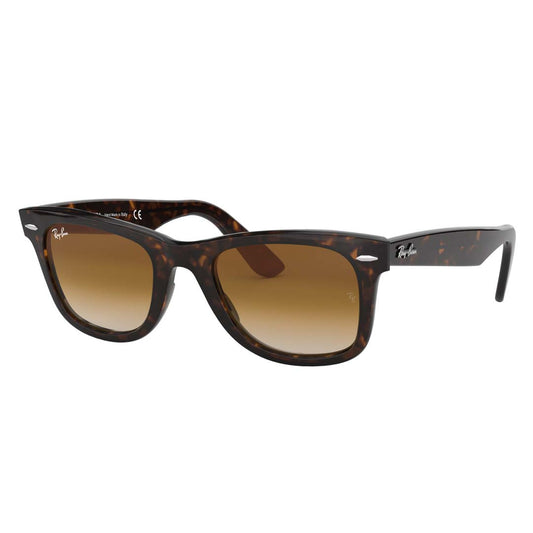 Ray-Ban Men Havana Rectangle Sunglasses - 0RB2140902/5150