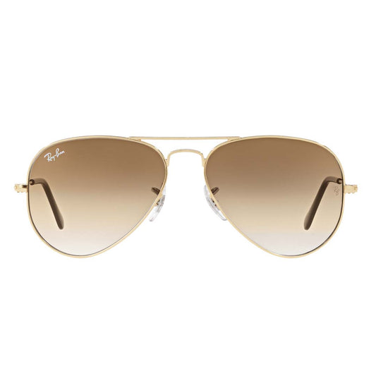 Ray-Ban Men Gradient Brown Lens Pilot Sunglasses - 0RB3025I001/5162