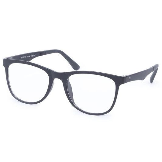 Titan Black Wayfarer Rimmed Computer Glasses (Blue-Filter lens Included)