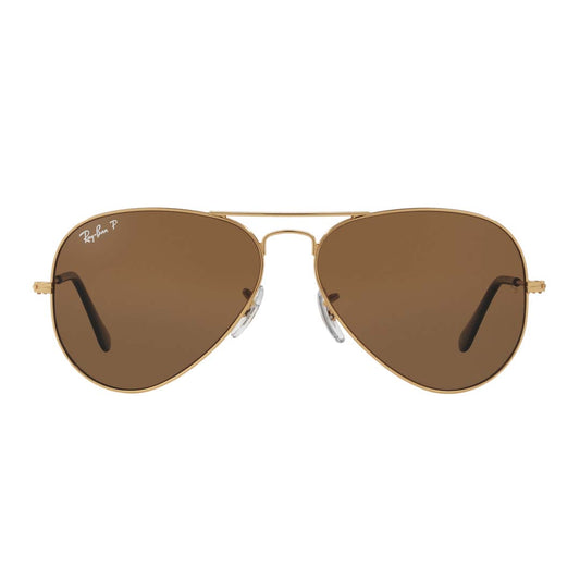 Ray-Ban Men Polarized Grey Lens Pilot Sunglasses - 0RB3025I001/5758