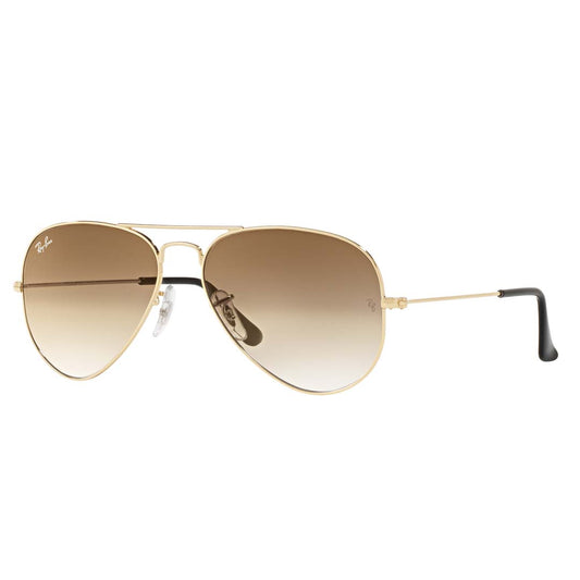 Ray-Ban Men Gradient Brown Lens Pilot Sunglasses - 0RB3025I001/5158