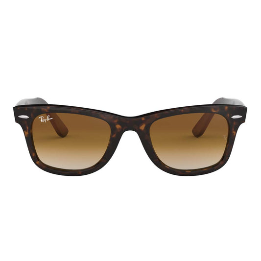 Ray-Ban Men Havana Rectangle Sunglasses - 0RB2140902/5150