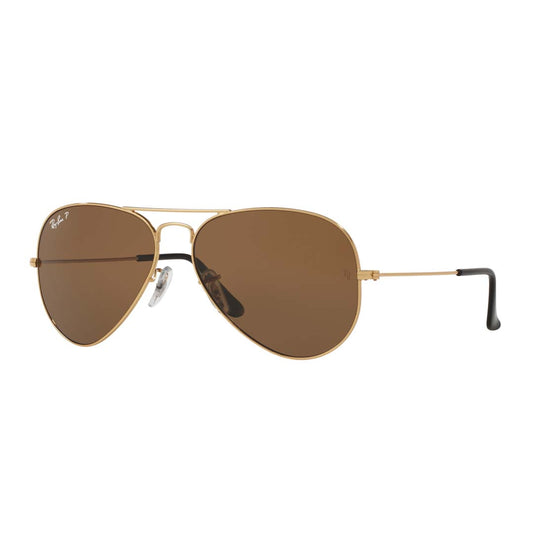 Ray-Ban Men Polarized Grey Lens Pilot Sunglasses - 0RB3025I001/5758