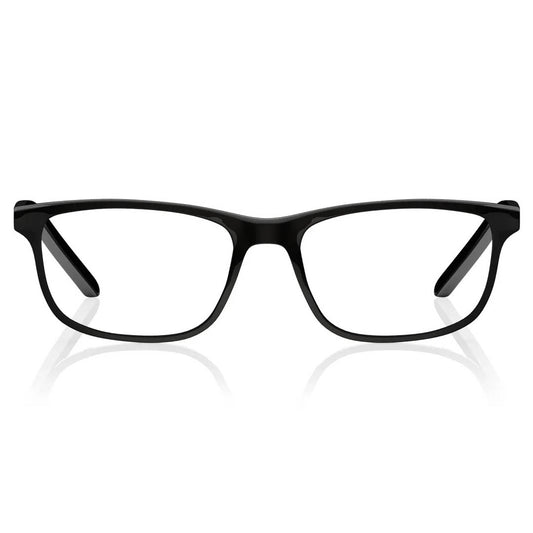 Titan Black Square Rimmed Computer Glasses (Blue-Filter lens Included)
