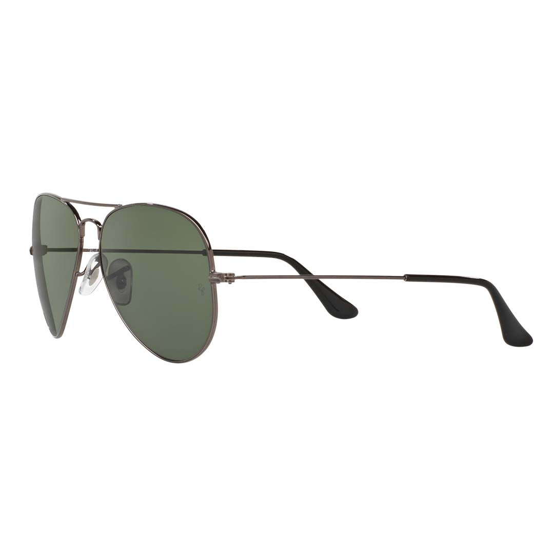 Gafas de sol unisex Ray-Ban de piloto con protección UV y lentes verdes - 0RB302500458 