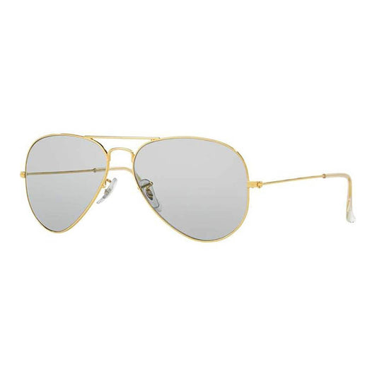 OneStopVision® Golden Grey Photochromic Men's Aviator Medium-Large (Size-58) Sunglasses