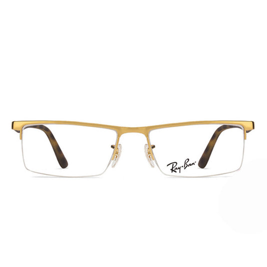 Ray-Ban Golden Rx 6322 2730 Computer Glasses (Blue-Filter lens Included)